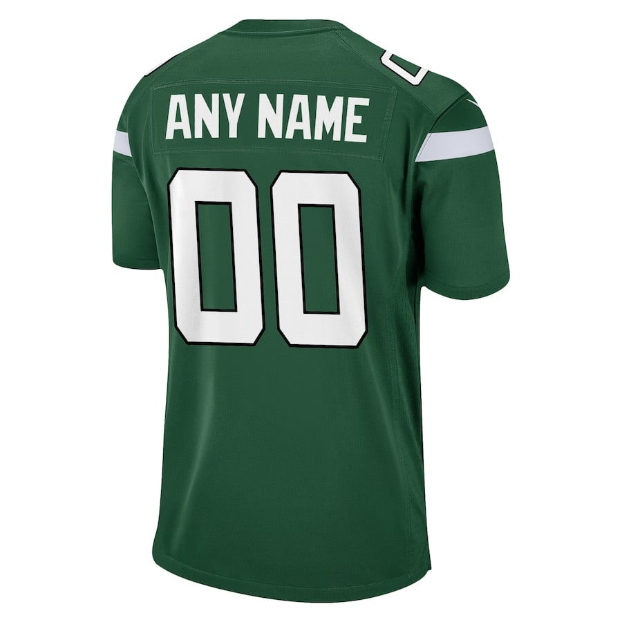 New York Jets Game Custom Gotham Green NFL Jersey Men's