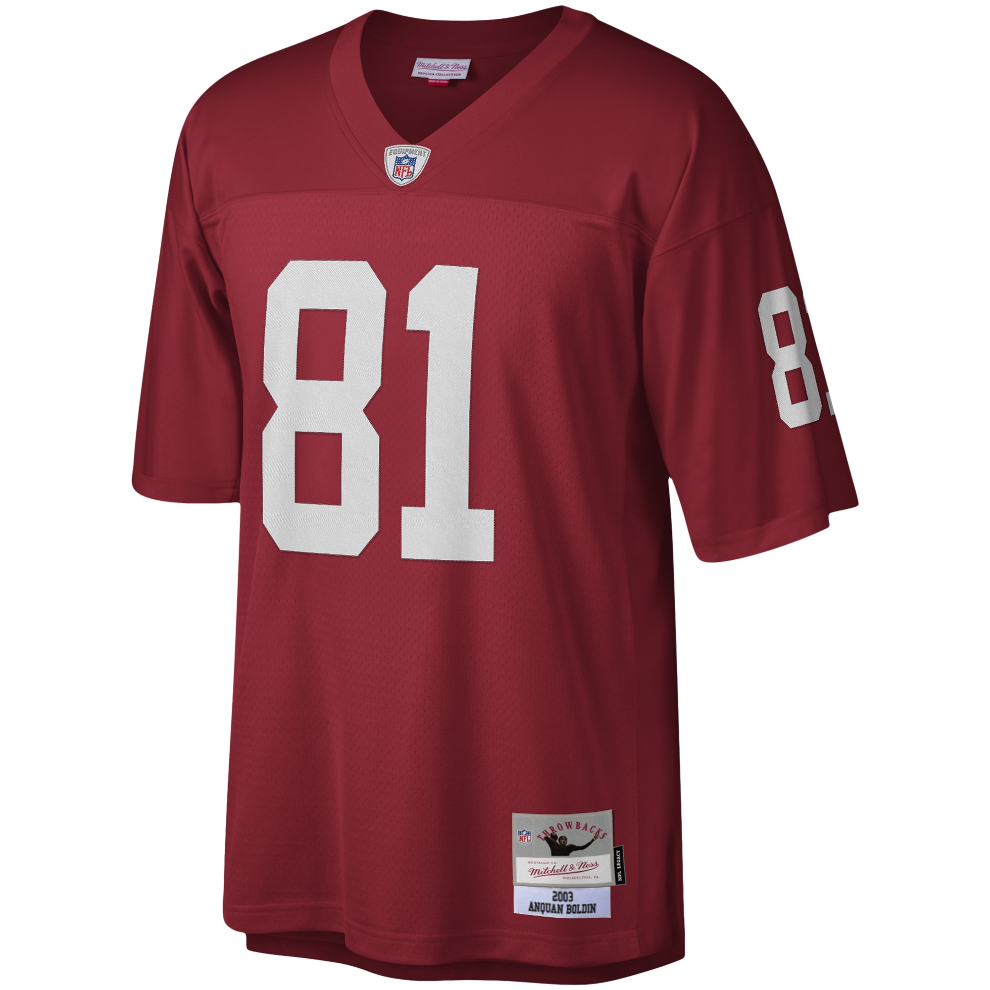 Arizona Cardinals Anquan Boldin Mitchell Ness Cardinal Legacy NFL Jersey Men's