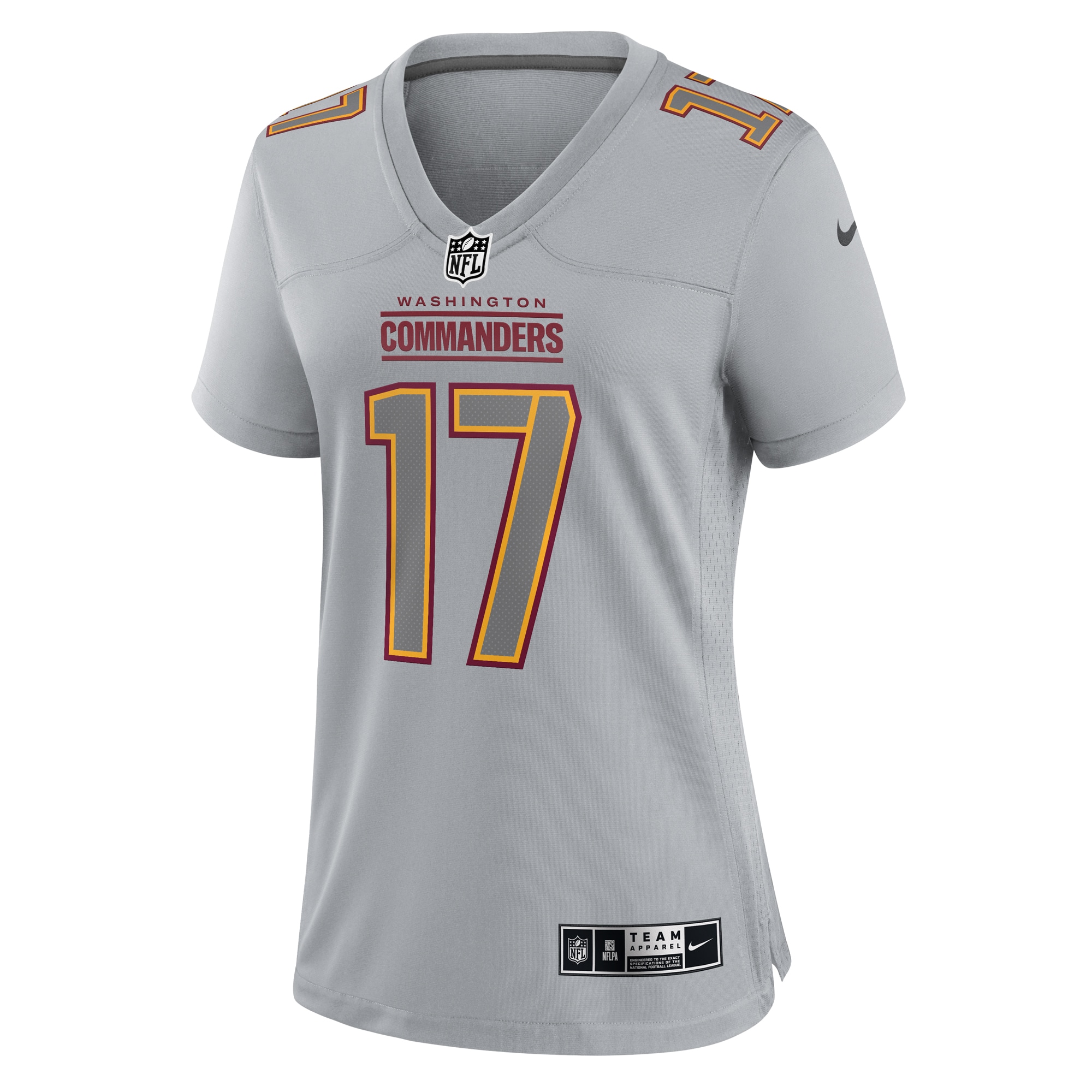 Washington Commanders Terry McLaurin Gray Atmosphere Fashion Game NFL Jersey Women's