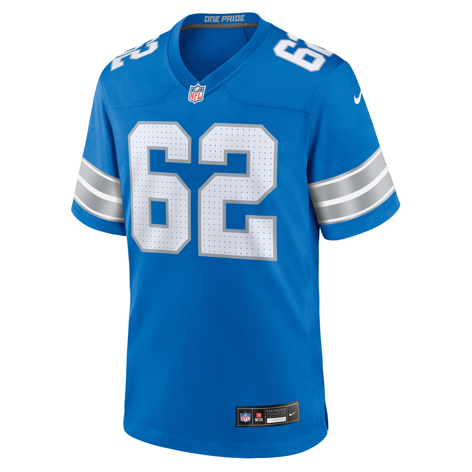 Detroit Lions Michael Niese Blue Team Game NFL Jersey Men's
