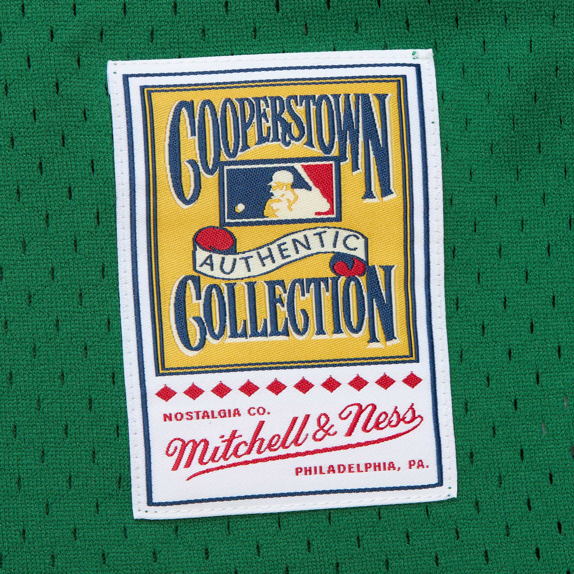 Boston Red Sox David Ortiz Mitchell Ness Kelly Green Cooperstown Collection Mesh Batting Practice MLB Jersey Men's