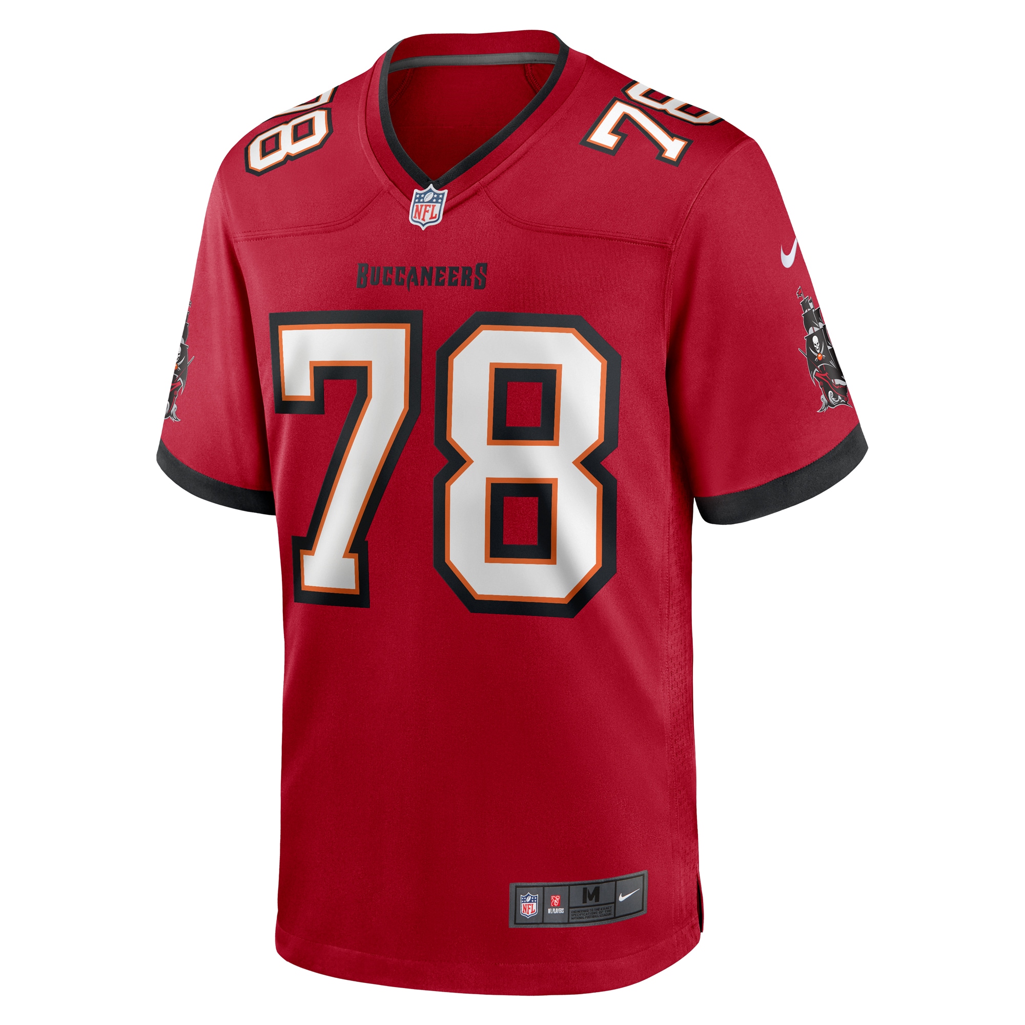 Tampa Bay Buccaneers Tristan Wirfs Red Game NFL Jersey Men's