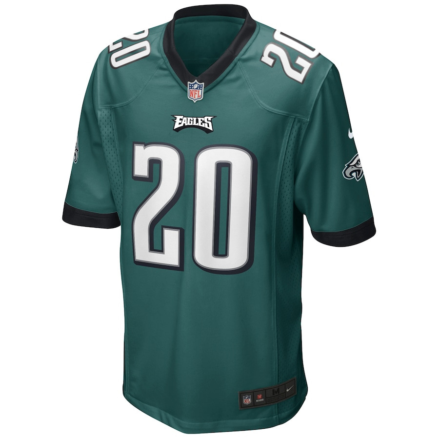 Brian Dawkins 20 Philadelphia Eagles Game Retired Midnight Green NFL Jersey Men's