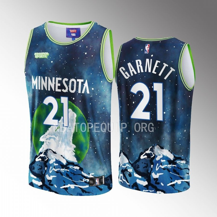 Kevin Garnett 21 Minnesota Timberwolves KidSuper Studio Unisex Hometown NBA Jersey Unisex