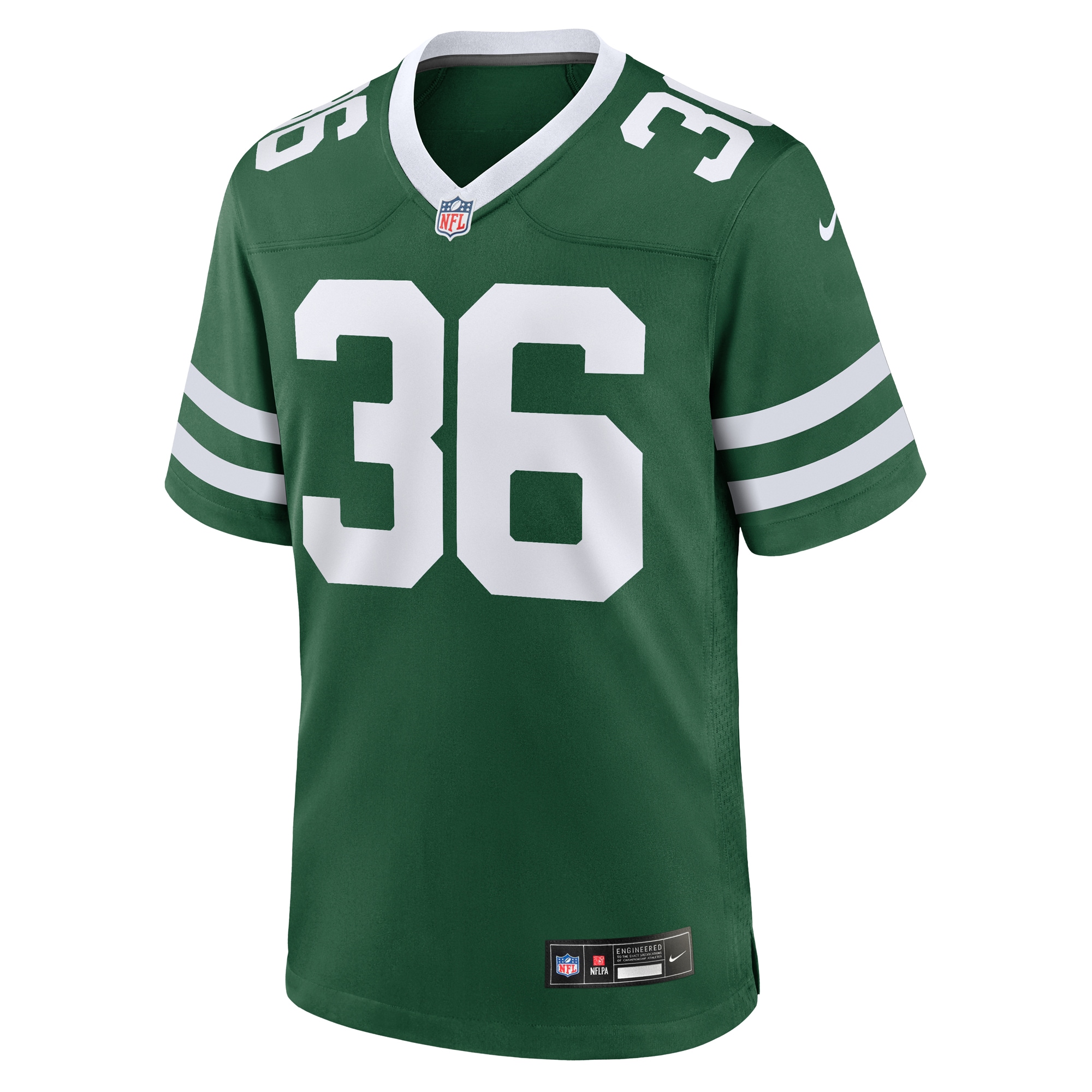 New York Jets Chuck Clark Legacy Green Team Game NFL Jersey Men's