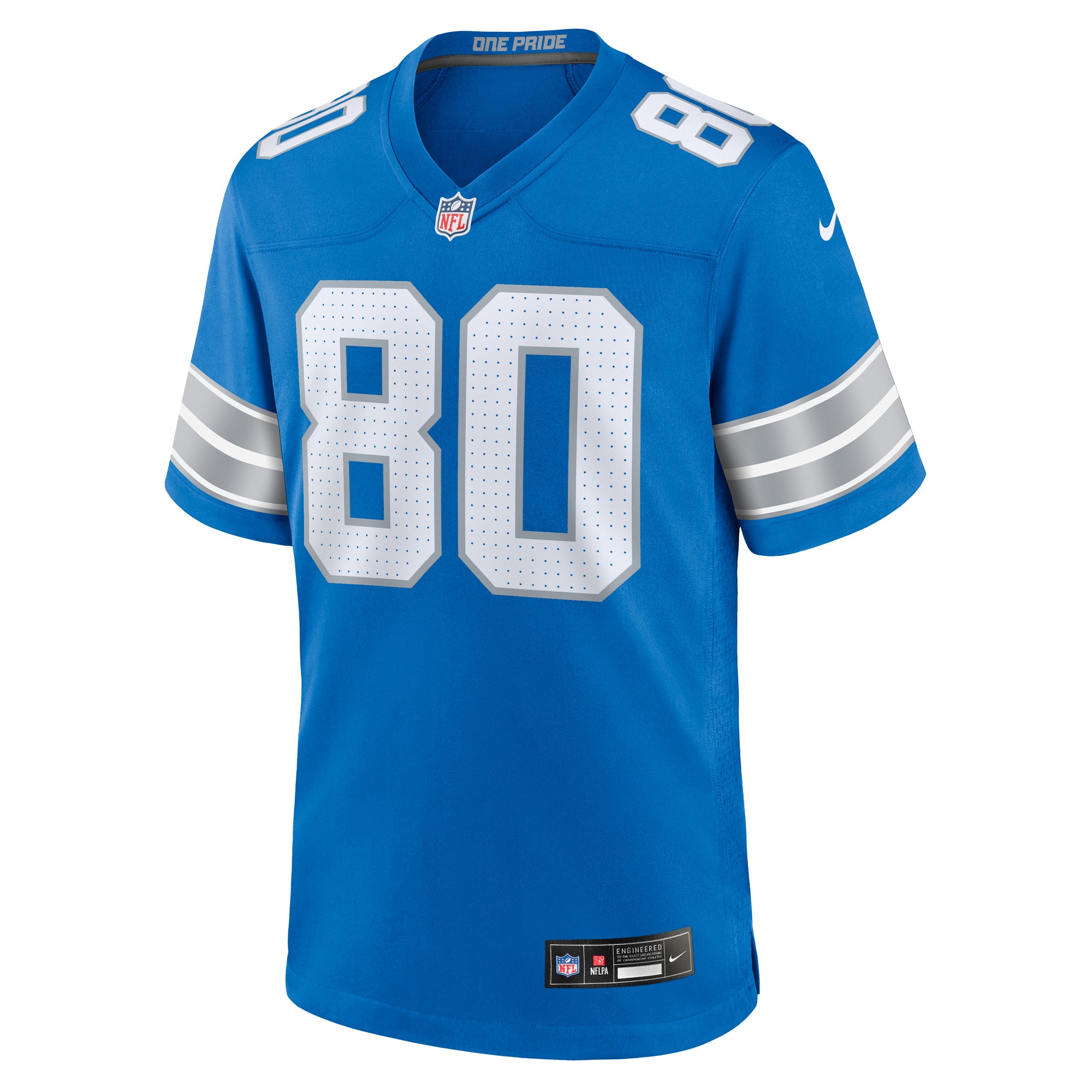 Detroit Lions Jalon Calhoun Blue Game NFL Jersey Men's