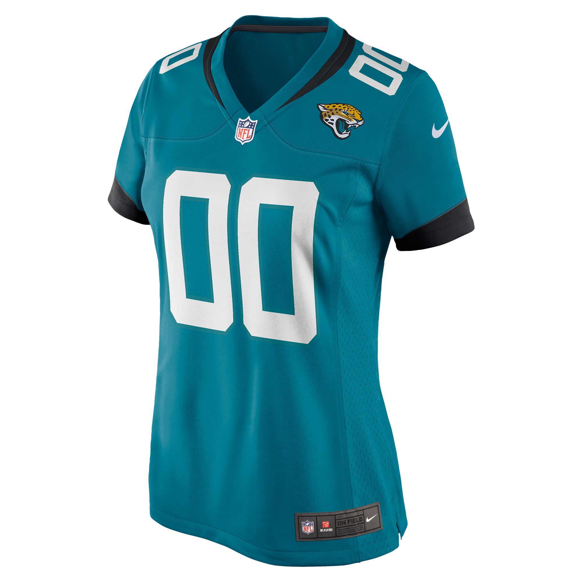Teal Jacksonville Jaguars Custom Team NFL Jersey Women's
