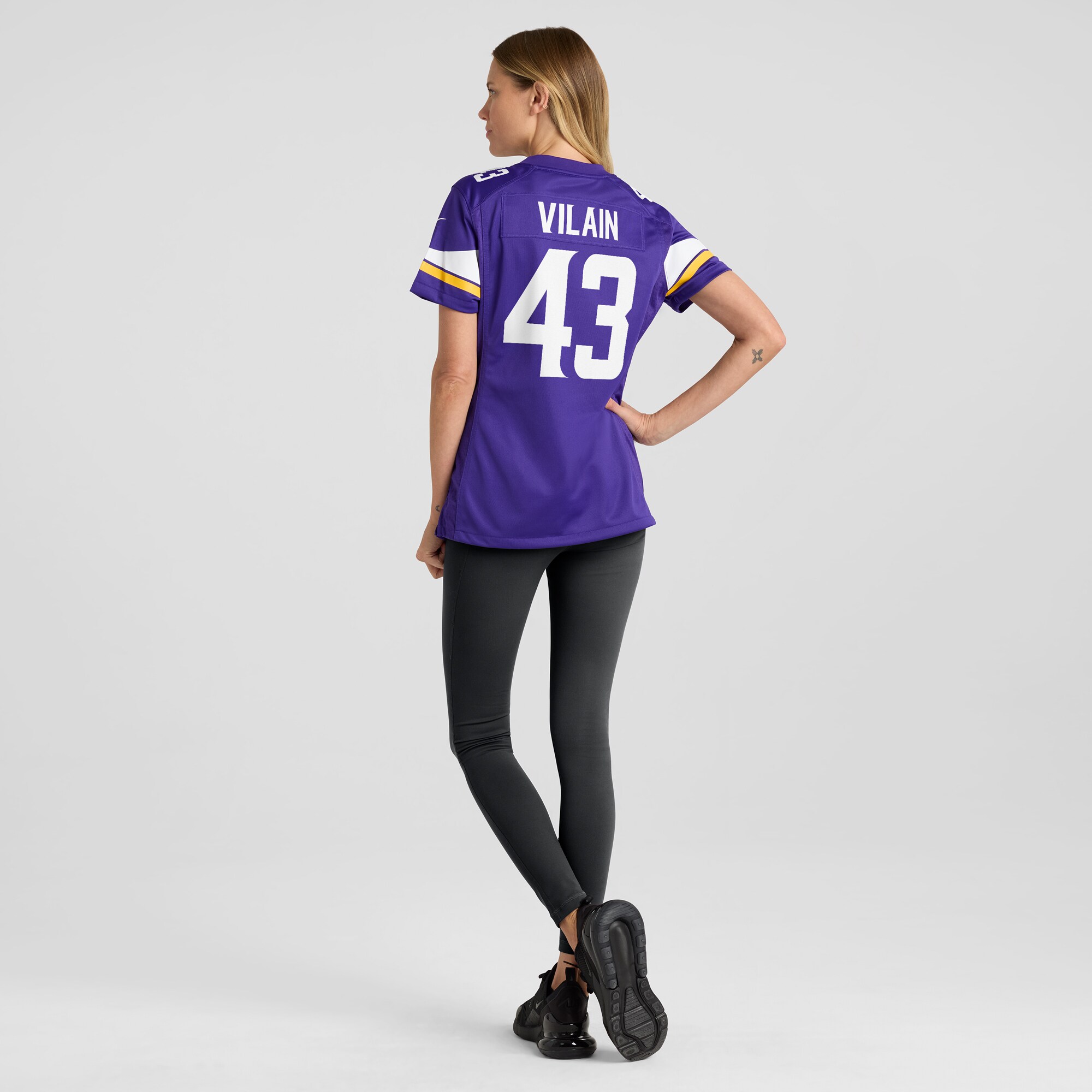 Minnesota Vikings Luiji Vilain Purple Game Player NFL Jersey Women's