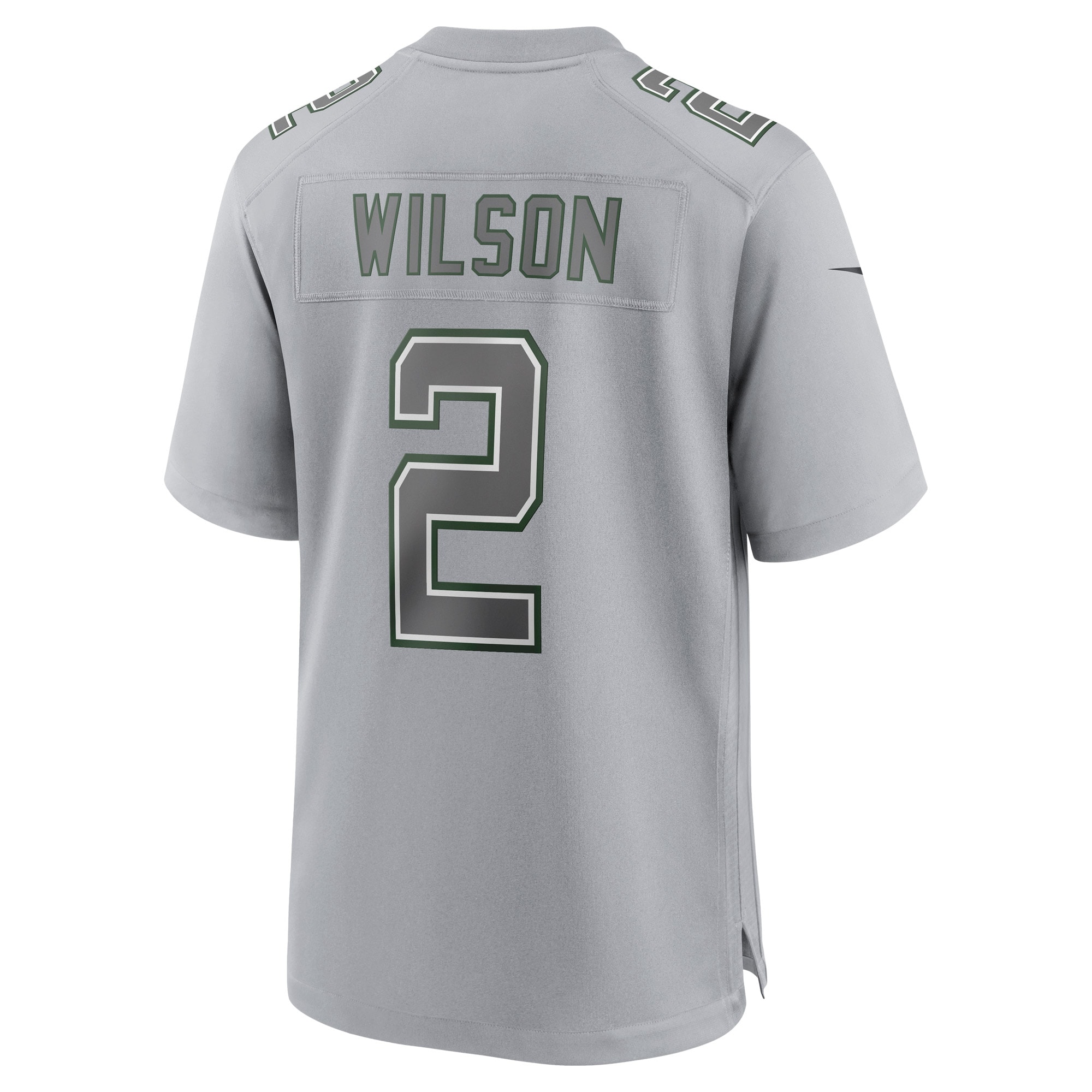 New York Jets Zach Wilson Gray Atmosphere Fashion Game NFL Jersey Men's