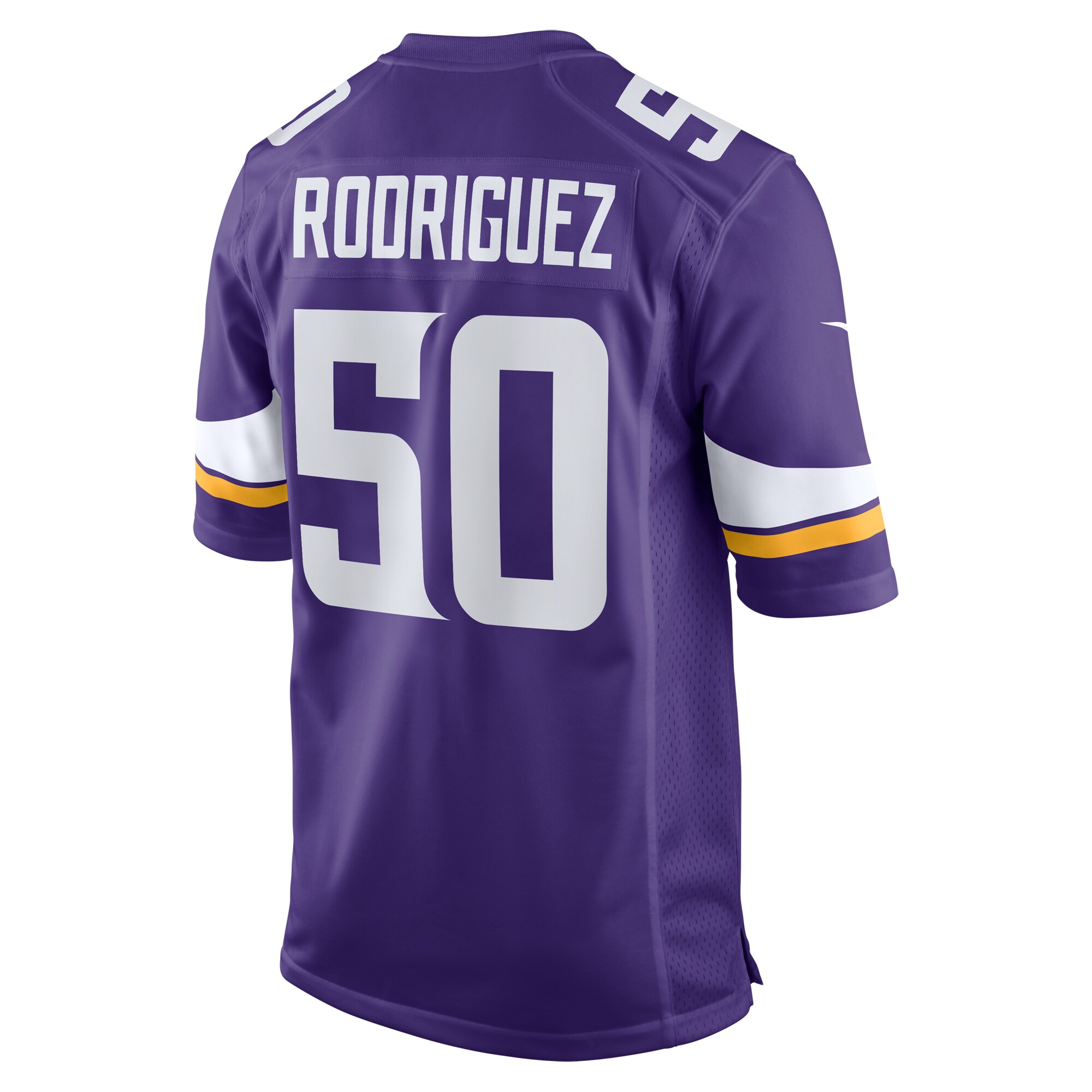 Minnesota Vikings Levi Drake Rodriguez Purple Game NFL Jersey Men's