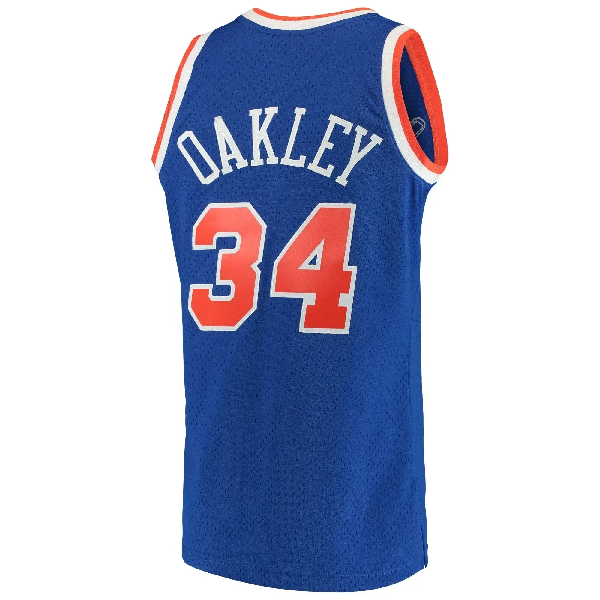 Charles Oakley New York Knicks Mitchell Ness 1991-92 Hardwood Classics Swingman Blue NBA Jersey Men's
