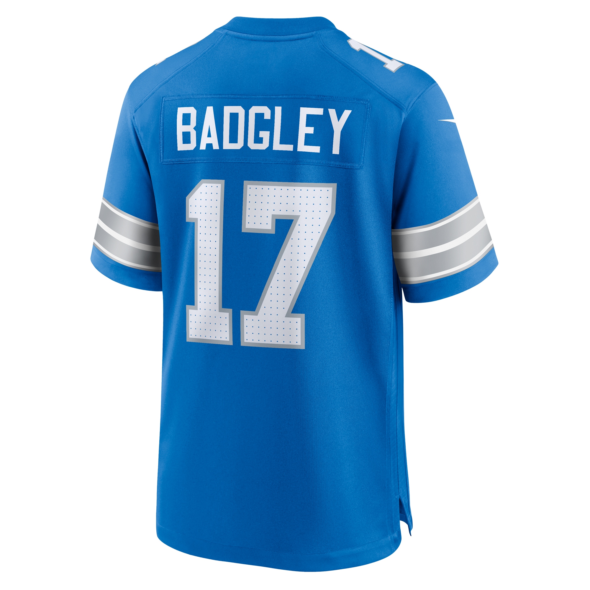 Detroit Lions Michael Badgley Blue Team Game NFL Jersey Men's
