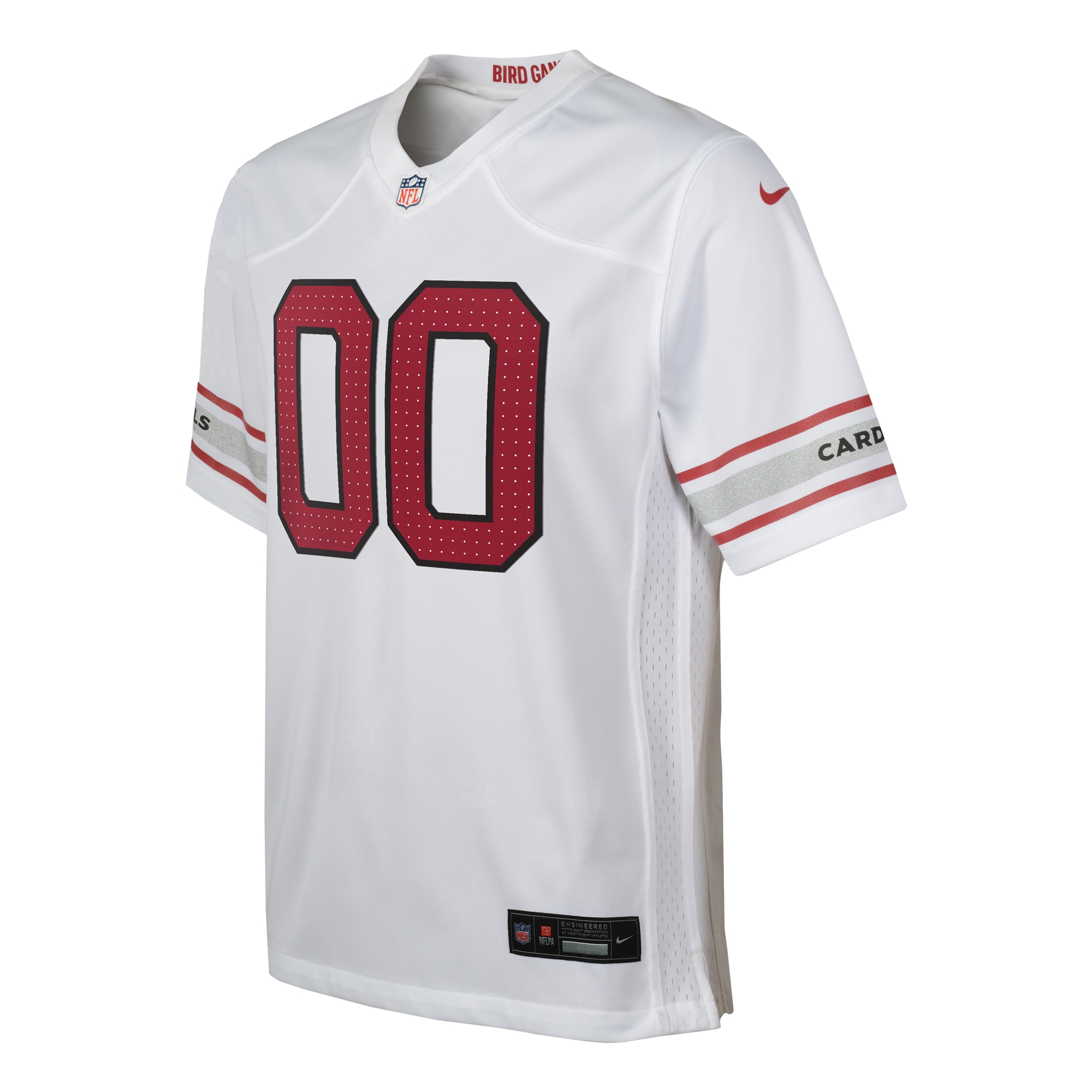 Arizona Cardinals White Custom Game NFL Jersey Youth