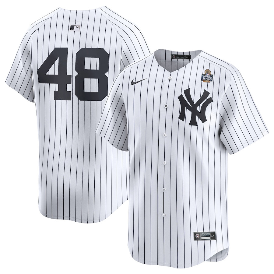 Anthony Rizzo 48 New York Yankees 2024 World Series Home Limited White MLB Jersey Men's