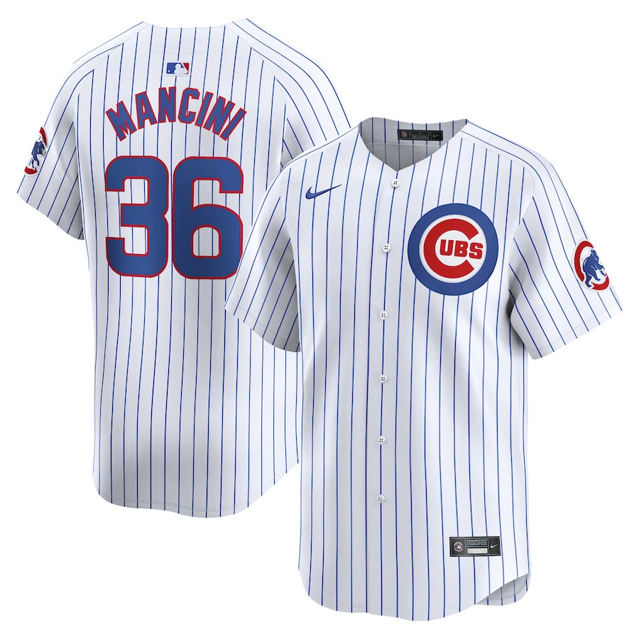 Trey Mancini 36 Chicago Cubs Home Limited Player White MLB Jersey Men's