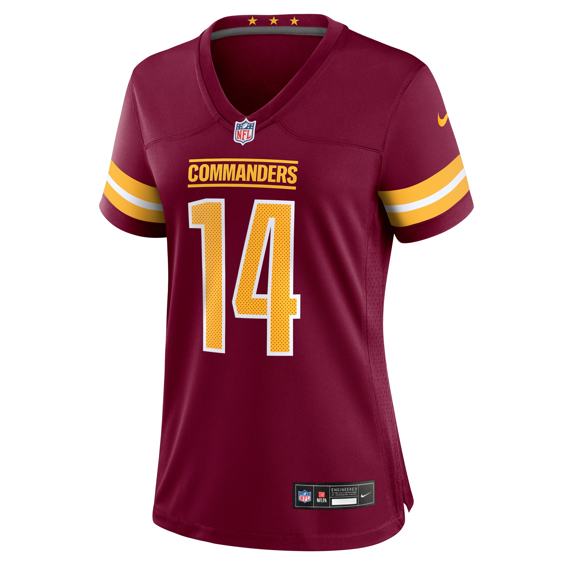 Washington Commanders Olamide Zaccheaus Burgundy Game NFL Jersey Women's