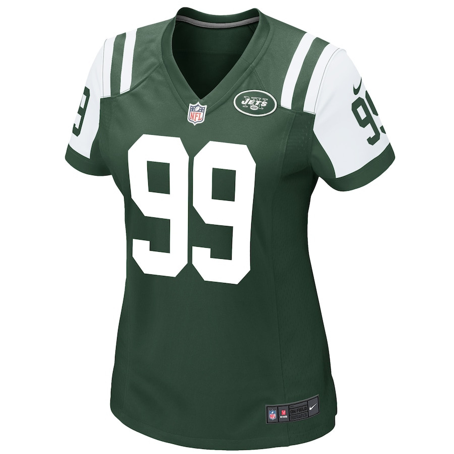 Mark Gastineau 99 New York Jets Retired Game Green NFL Jersey Women's
