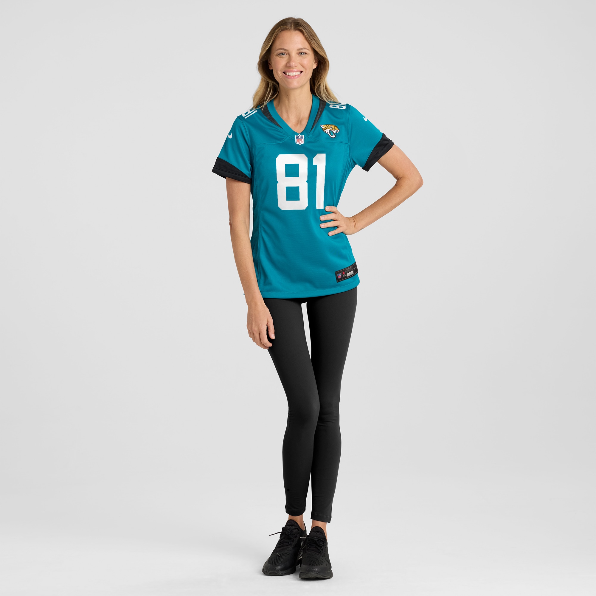 Jacksonville Jaguars R. Jay Soward Teal Retired Player Team Game NFL Jersey Women's