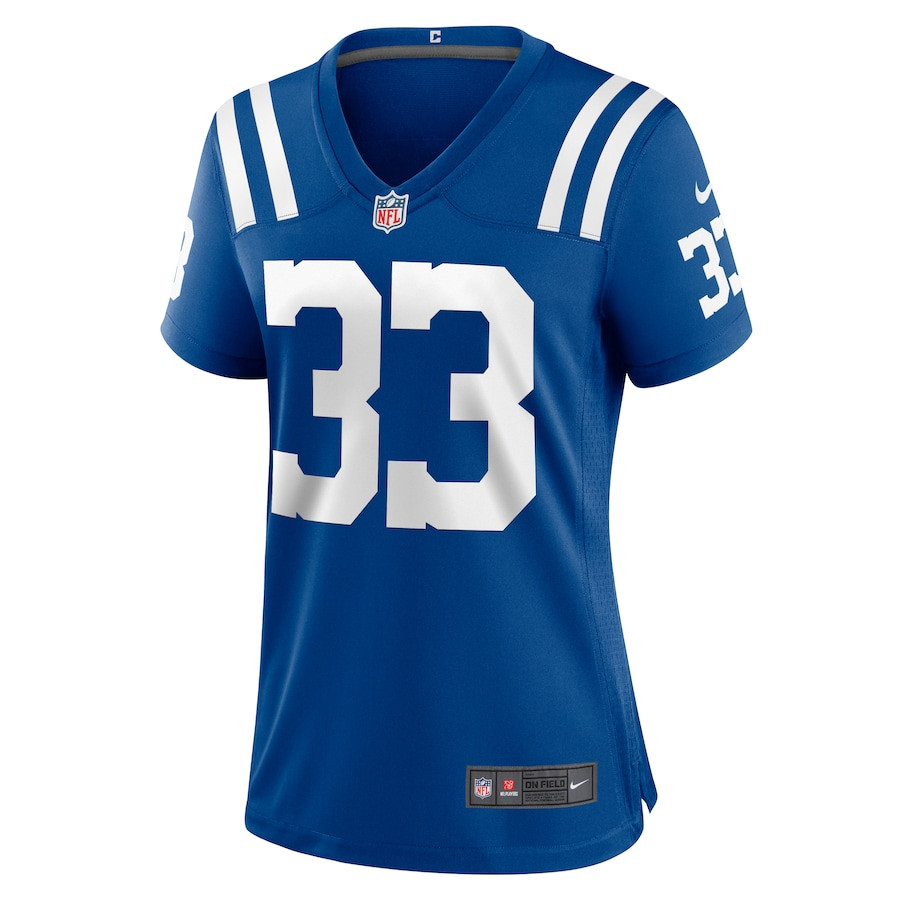 Samuel Womack III 33 Indianapolis Colts Game Royal NFL Jersey Women's