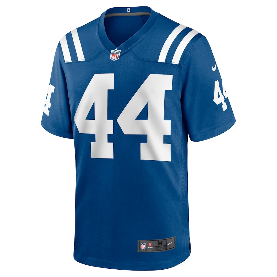 Zaire Franklin 44 Indianapolis Colts Game Royal NFL Jersey Men's