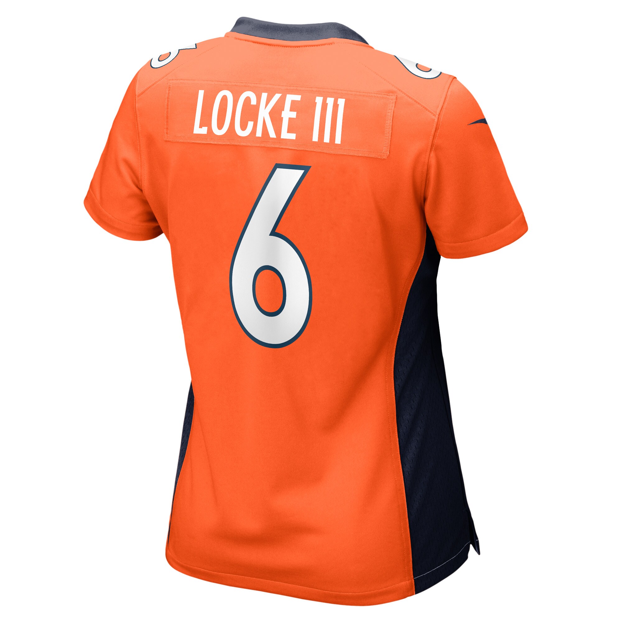 Denver Broncos P.J. Locke Orange Game Player NFL Jersey Women's