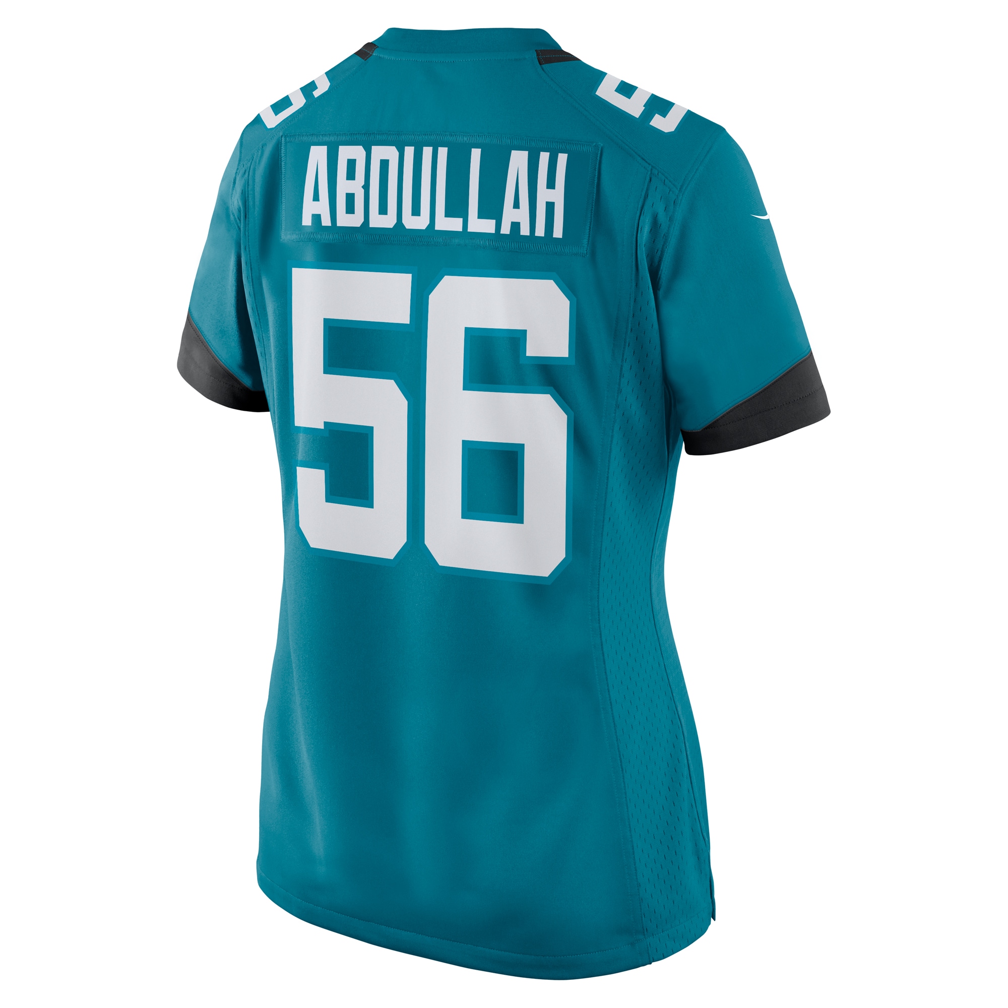 Jacksonville Jaguars Yasir Abdullah Teal Team Game NFL Jersey Women's