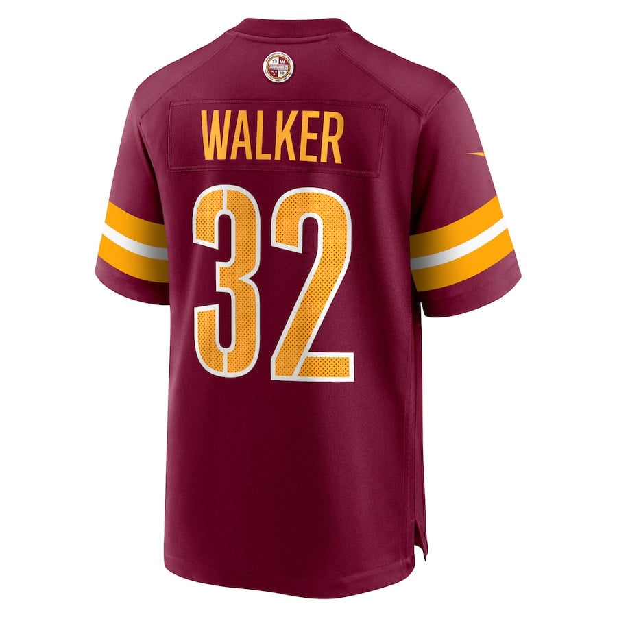 Mykal Walker #32 Washington Commanders Super Bowl LIX Burgundy NFL Jersey Youth