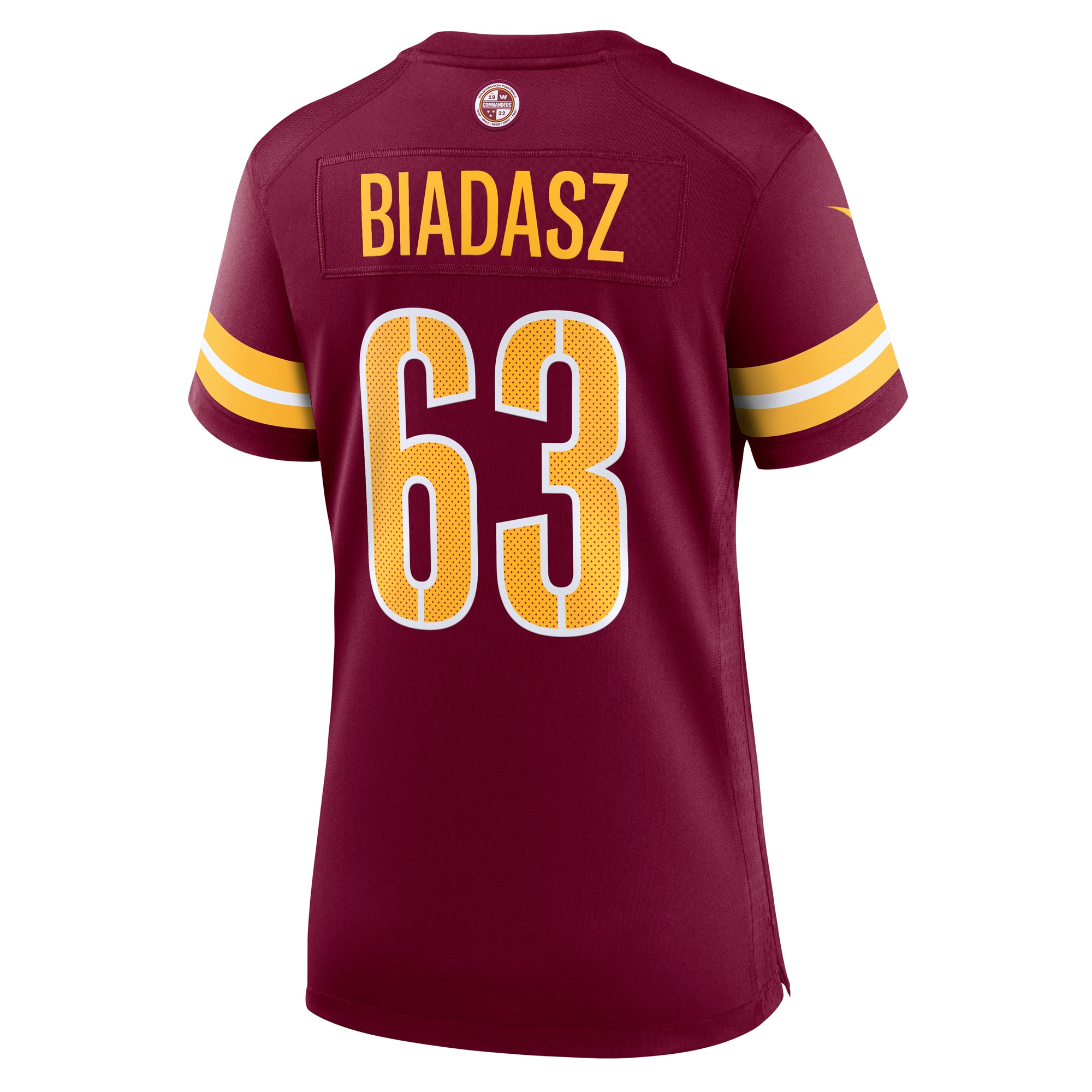 Washington Commanders Tyler Biadasz Burgundy Game NFL Jersey Women's
