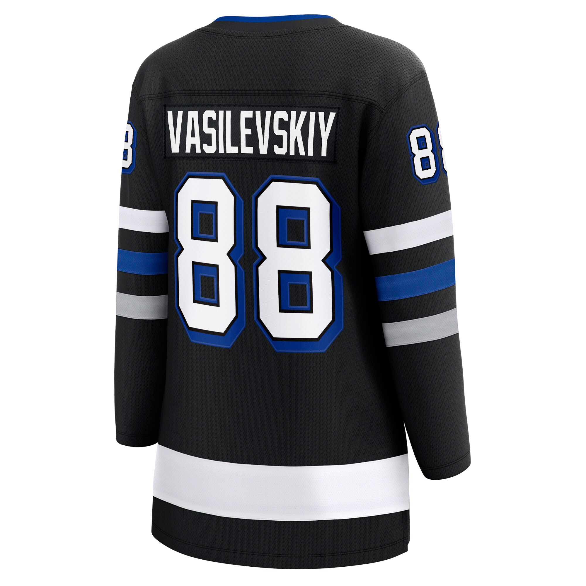Tampa Bay Lightning Andrei Vasilevskiy Black Alternate Premier Breakaway Player NHL Jersey Women's