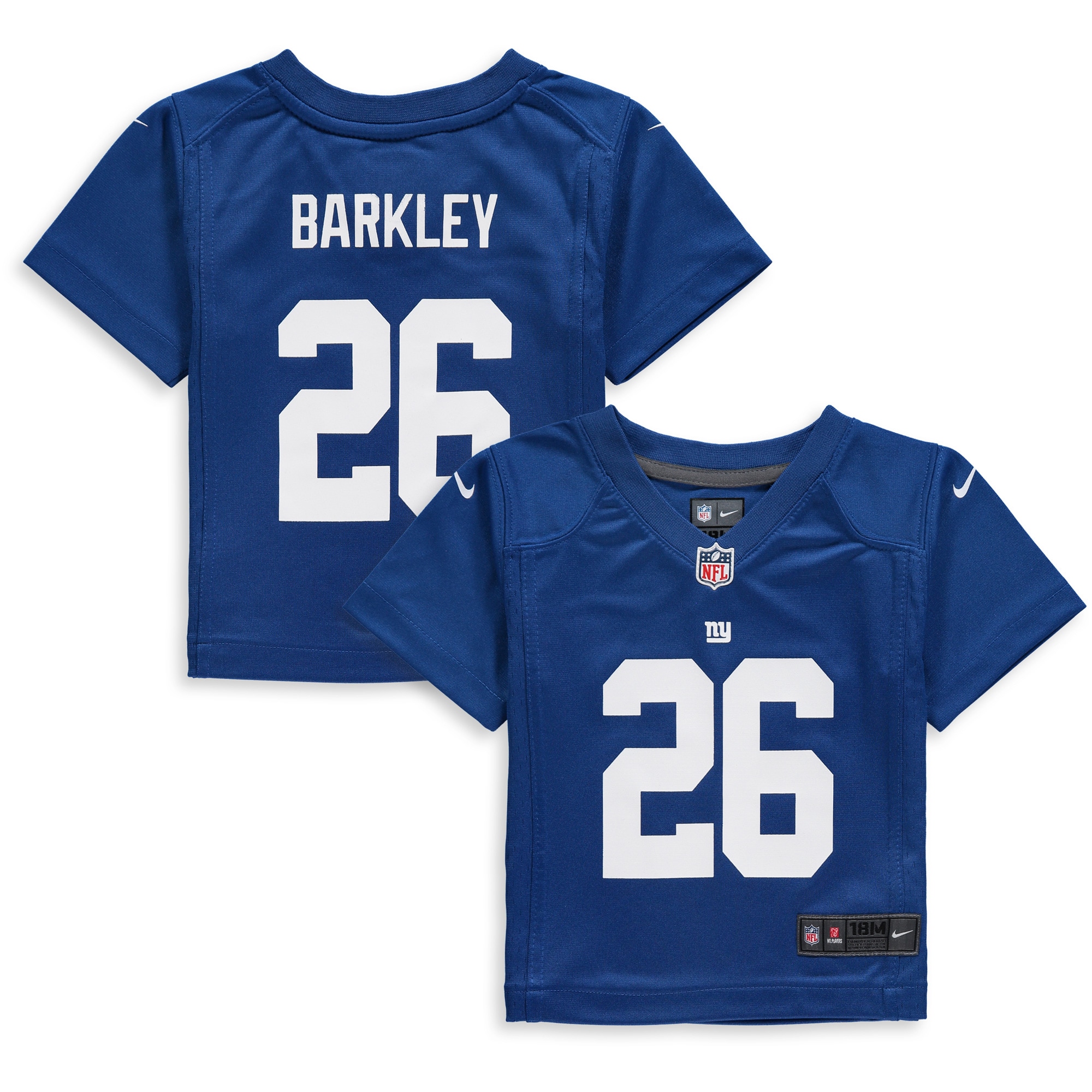 Saquon Barkley New York Giants Nike Infant Game Jersey - Royal
