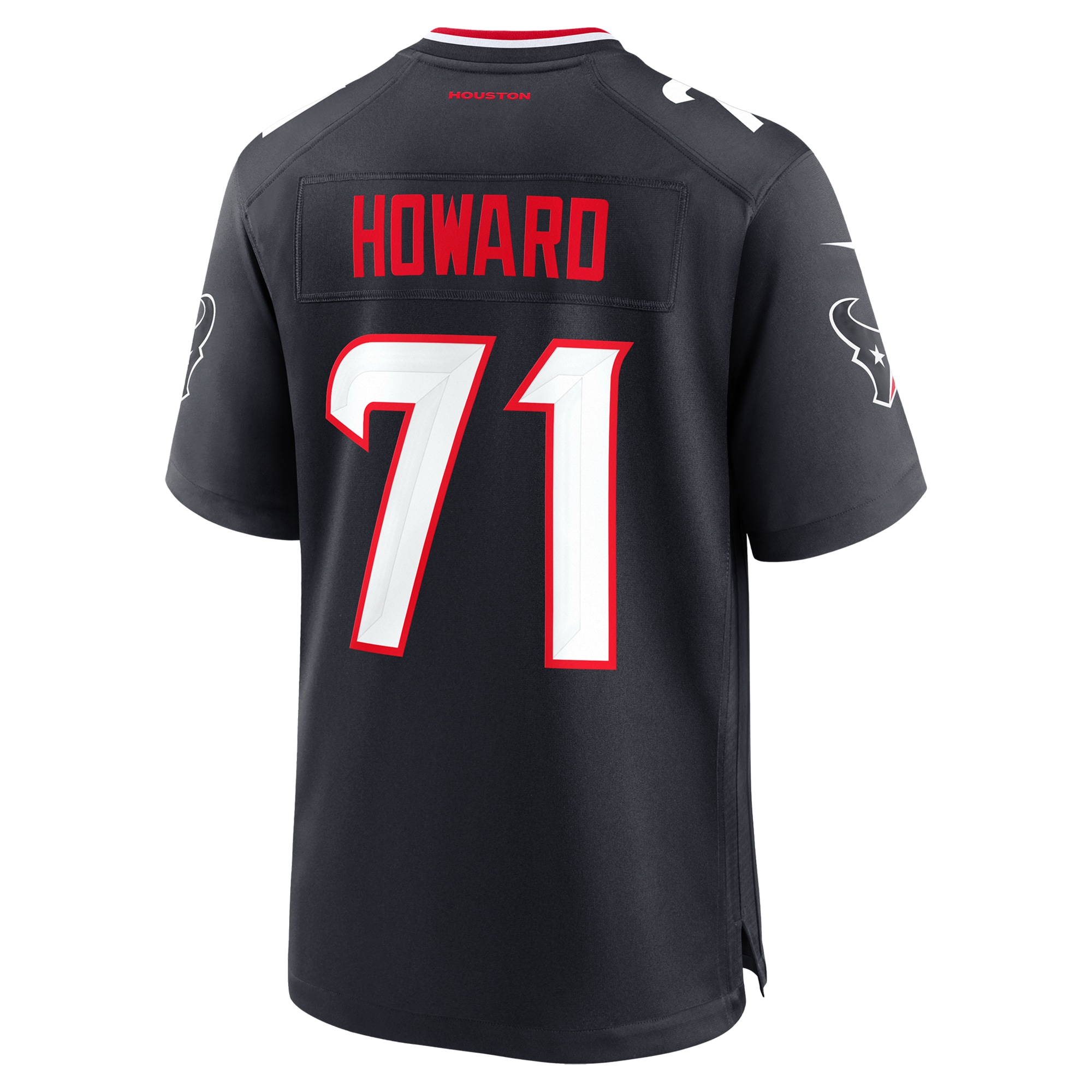 Houston Texans Tytus Howard Navy Team Game NFL Jersey Men's