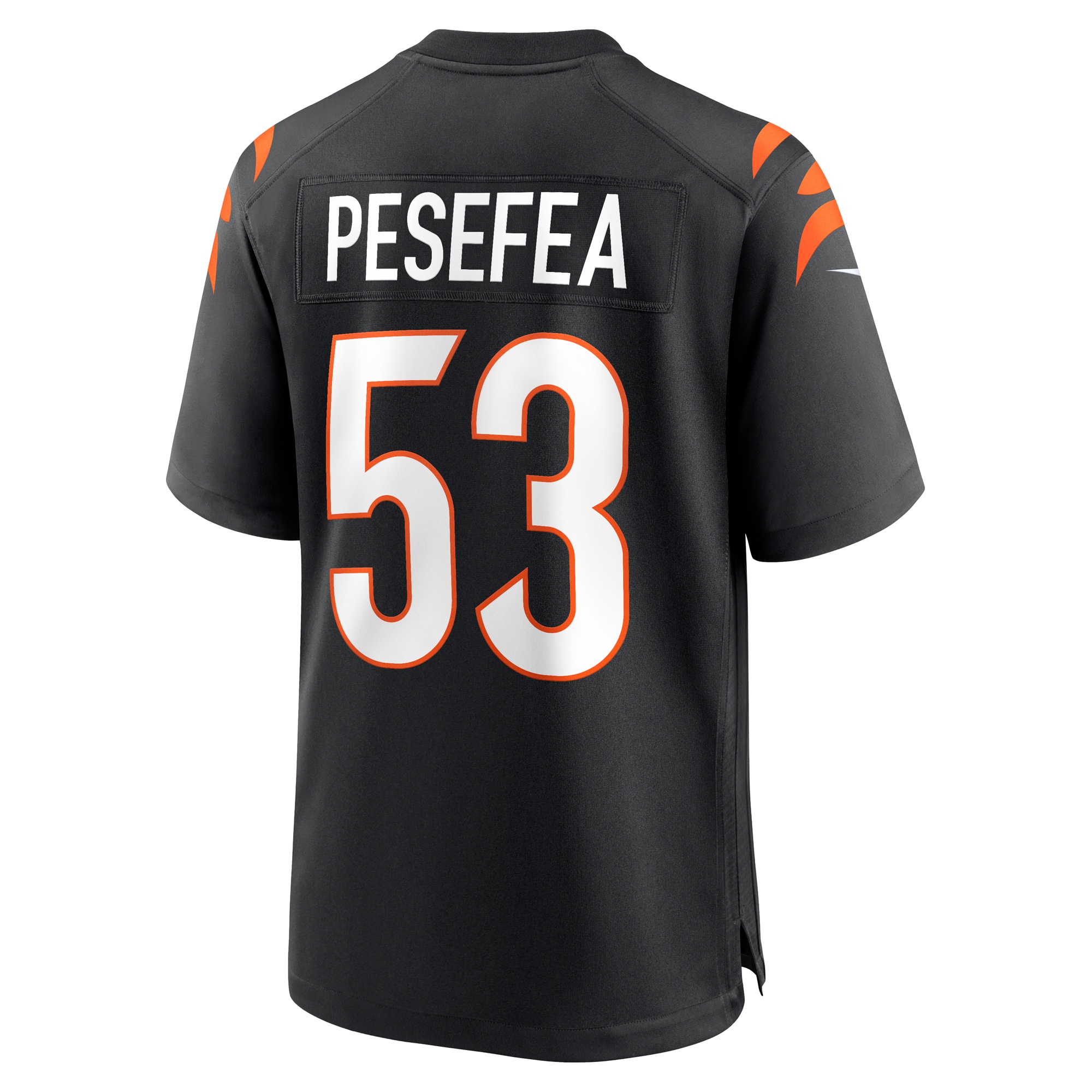 Cincinnati Bengals TJ Pesefea Black Team Game NFL Jersey Men's