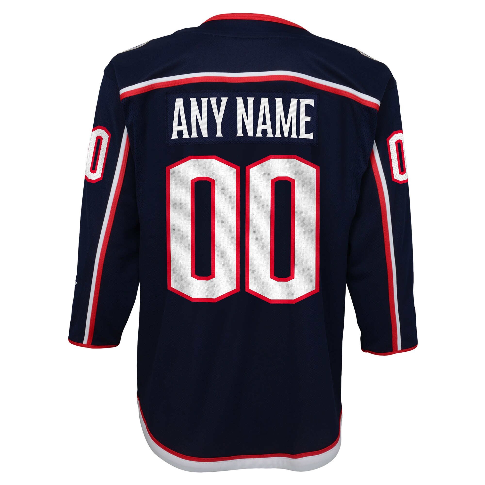Columbus Blue Jackets Navy Home Premier Custom NHL Jersey Youth