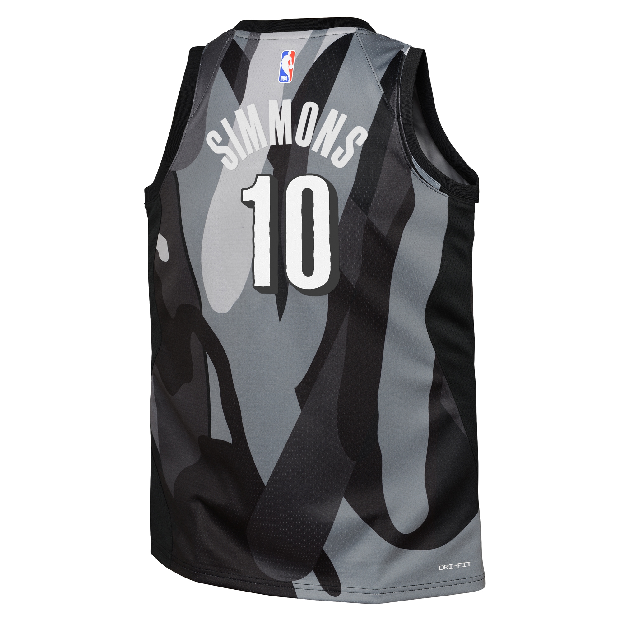 Brooklyn Nets City Edition Swingman 2024 Silver Ben Simmon NBA Jersey Youth