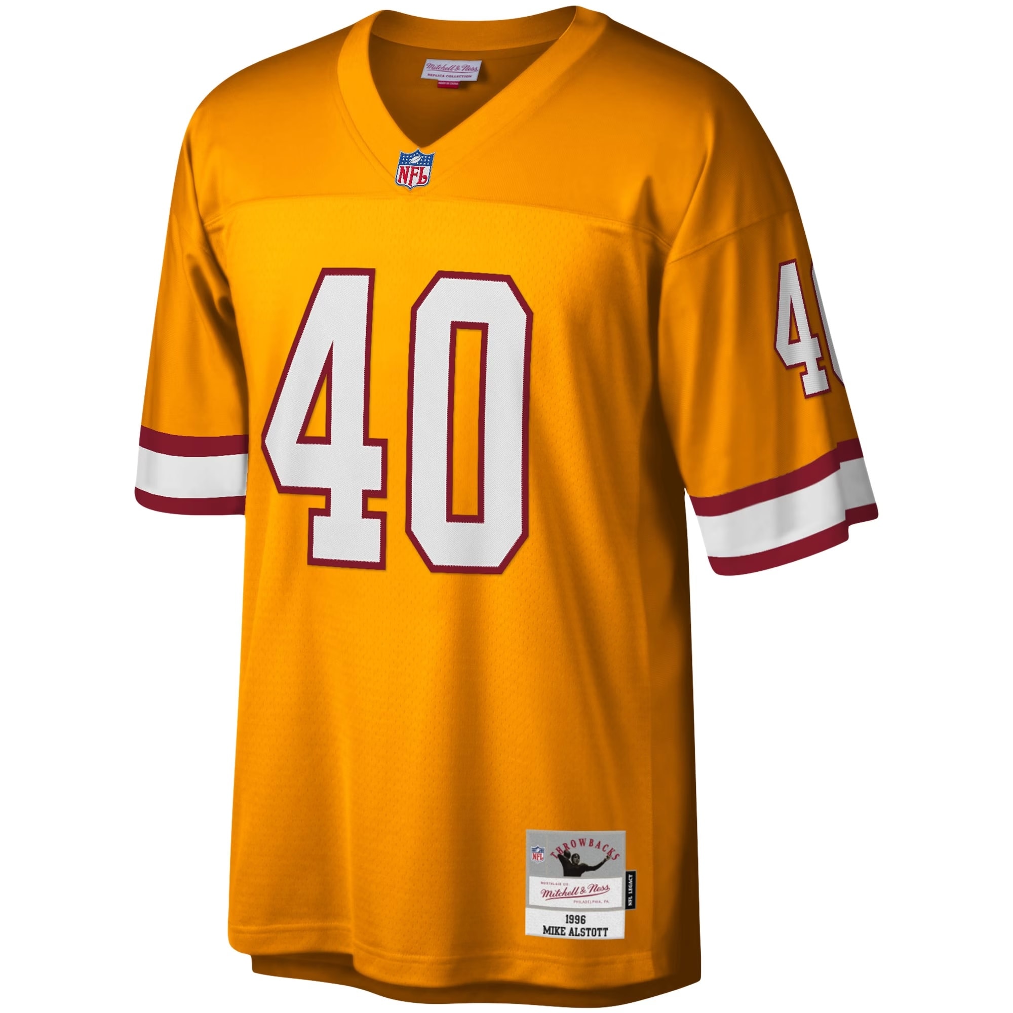Tampa Bay Buccaneers Mike Alstott Mitchell Ness Orange 1996 Retired Player Legacy NFL Jersey Youth