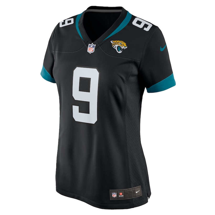 Logan Cooke 9 Jacksonville Jaguars Game Black NFL Jersey Women's