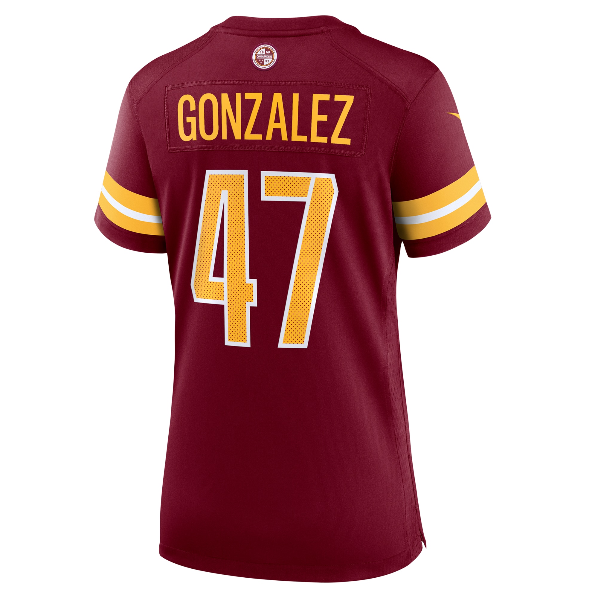 Washington Commanders Zane Gonzalez Burgundy Game NFL Jersey Women's
