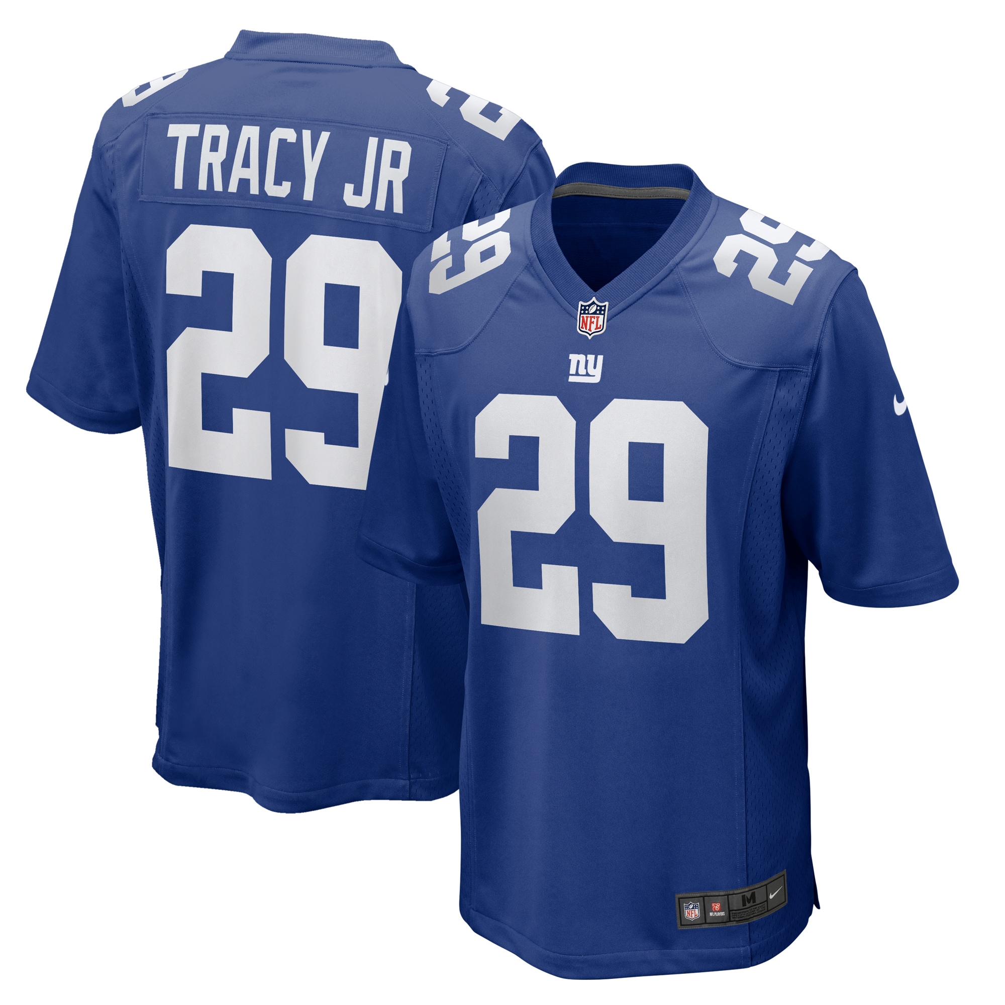 New York Giants Tyrone Tracy Jr. Royal Team Game NFL Jersey Men's