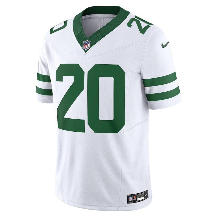 Breece Hall 20 New York Jets Vapor F.U.S.E. Limited Legacy White NFL Jersey Men's