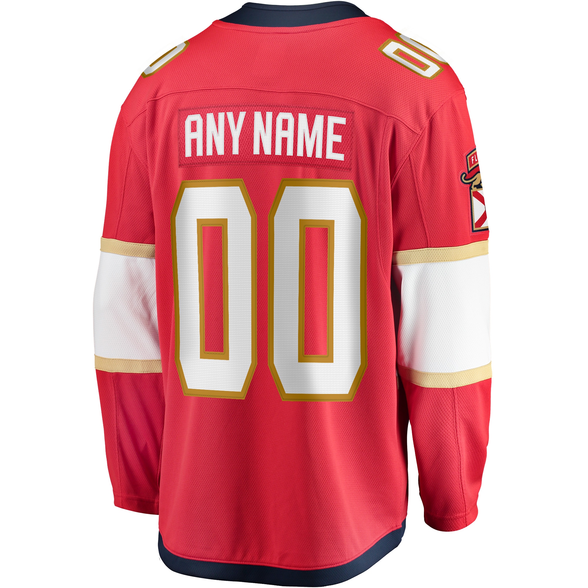 Florida Panthers Red Home Breakaway Custom NHL Jersey Men's