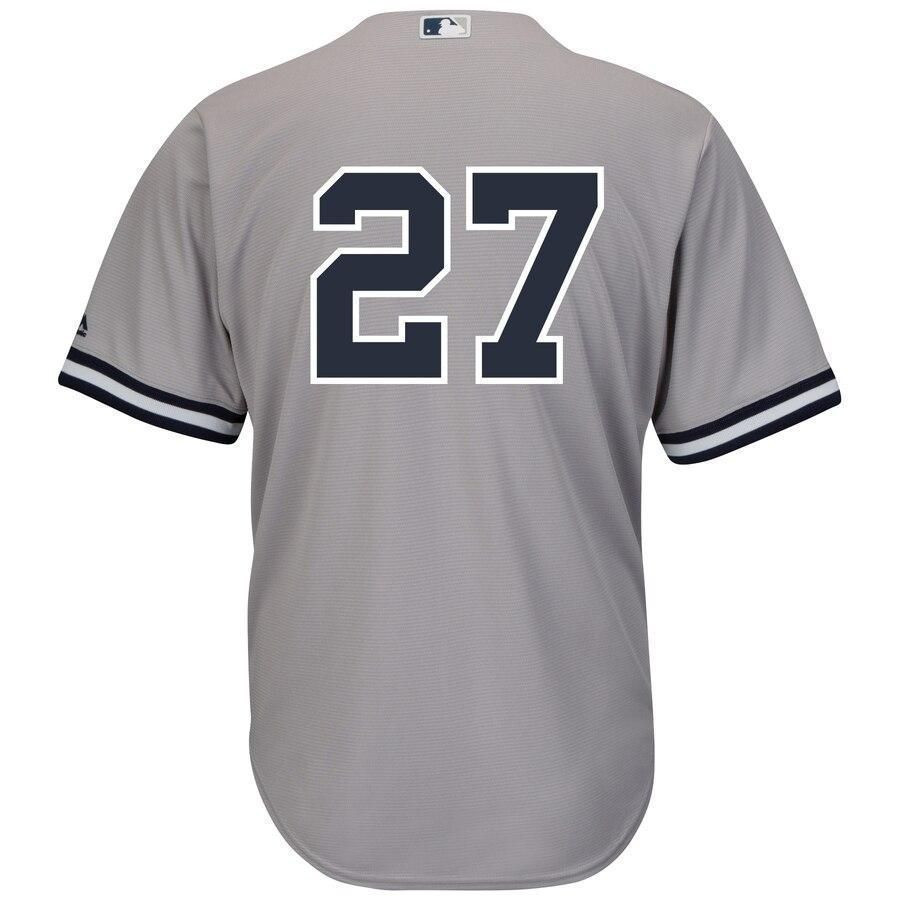 Giancarlo Stanton New York Yankees Player Gray MLB Jersey Men's