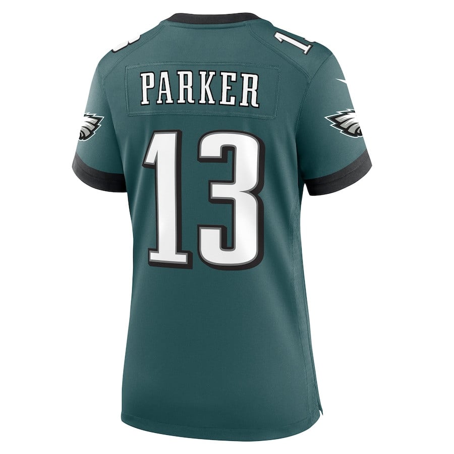 DeVante Parker 13 Philadelphia Eagles Game Midnight Green NFL Jersey Women's