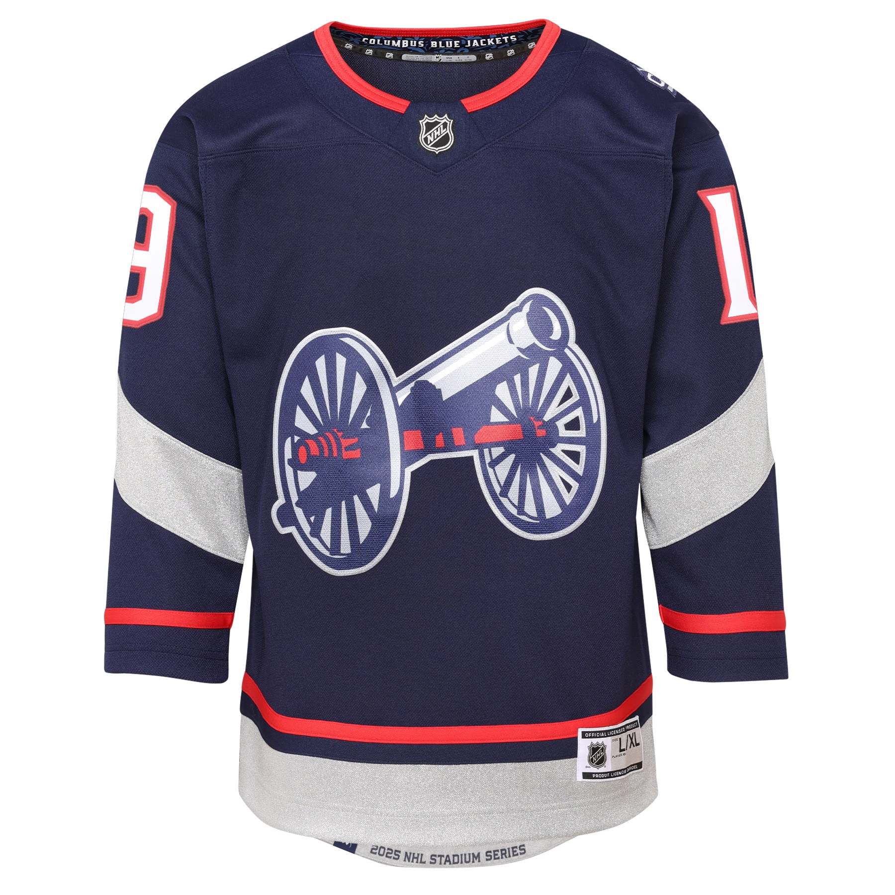 Columbus Blue Jackets Adam Fantilli Navy 2025 Stadium Series Premier Player NHL Jersey Youth