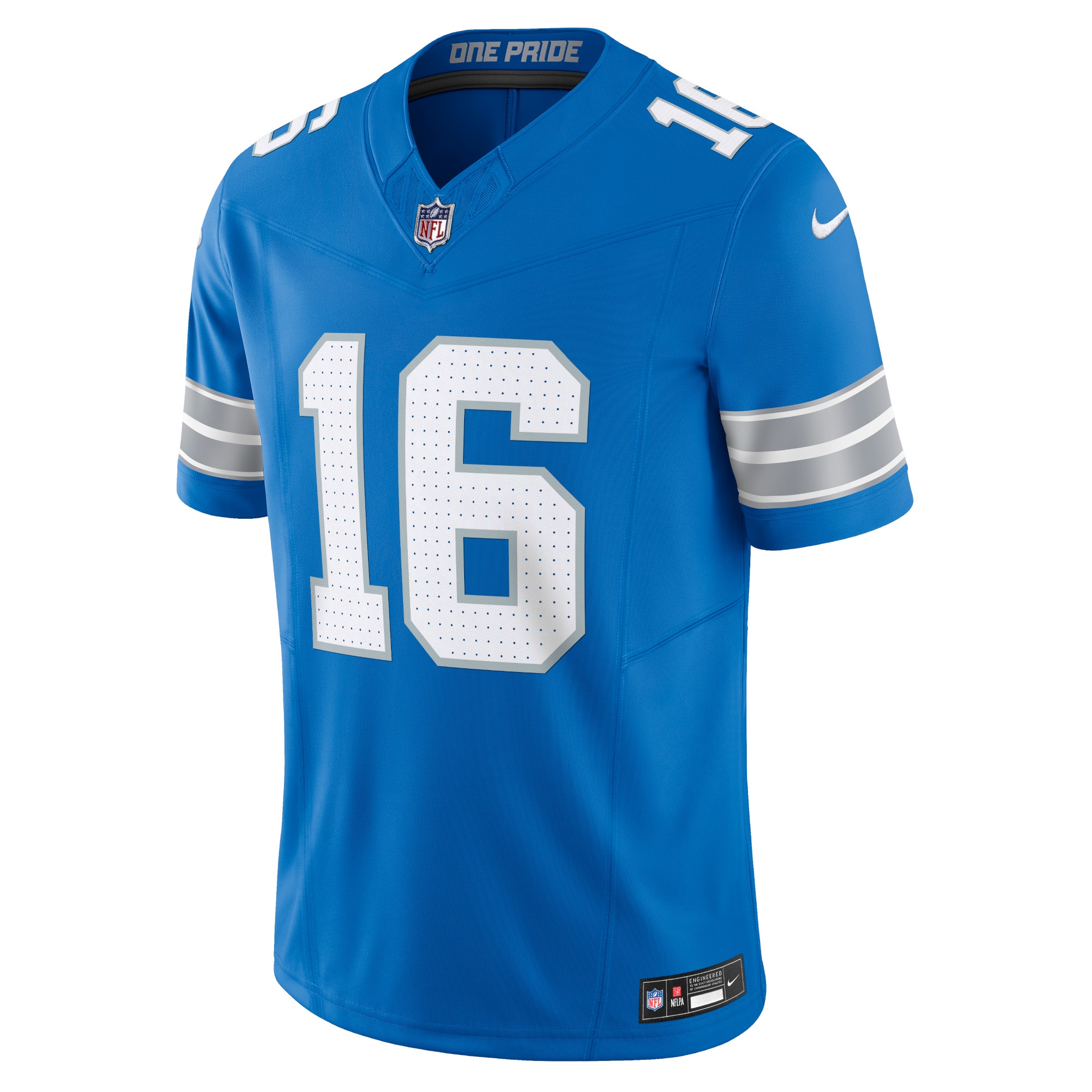 Detroit Lions Jared Goff Blue Vapor F.U.S.E. Limited NFL Jersey Men's