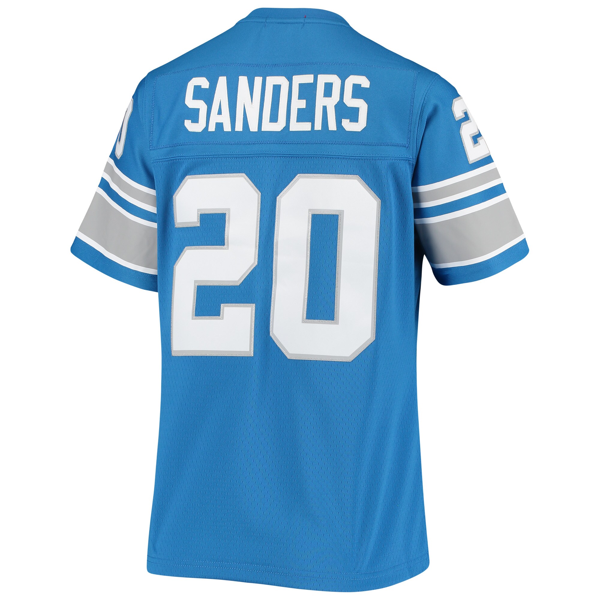 Detroit Lions Barry Sanders Mitchell Ness Blue 1996 Legacy NFL Jersey Women's