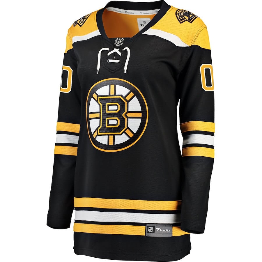 Boston Bruins Home Breakaway Custom Women, Black NHL Jersey Women's