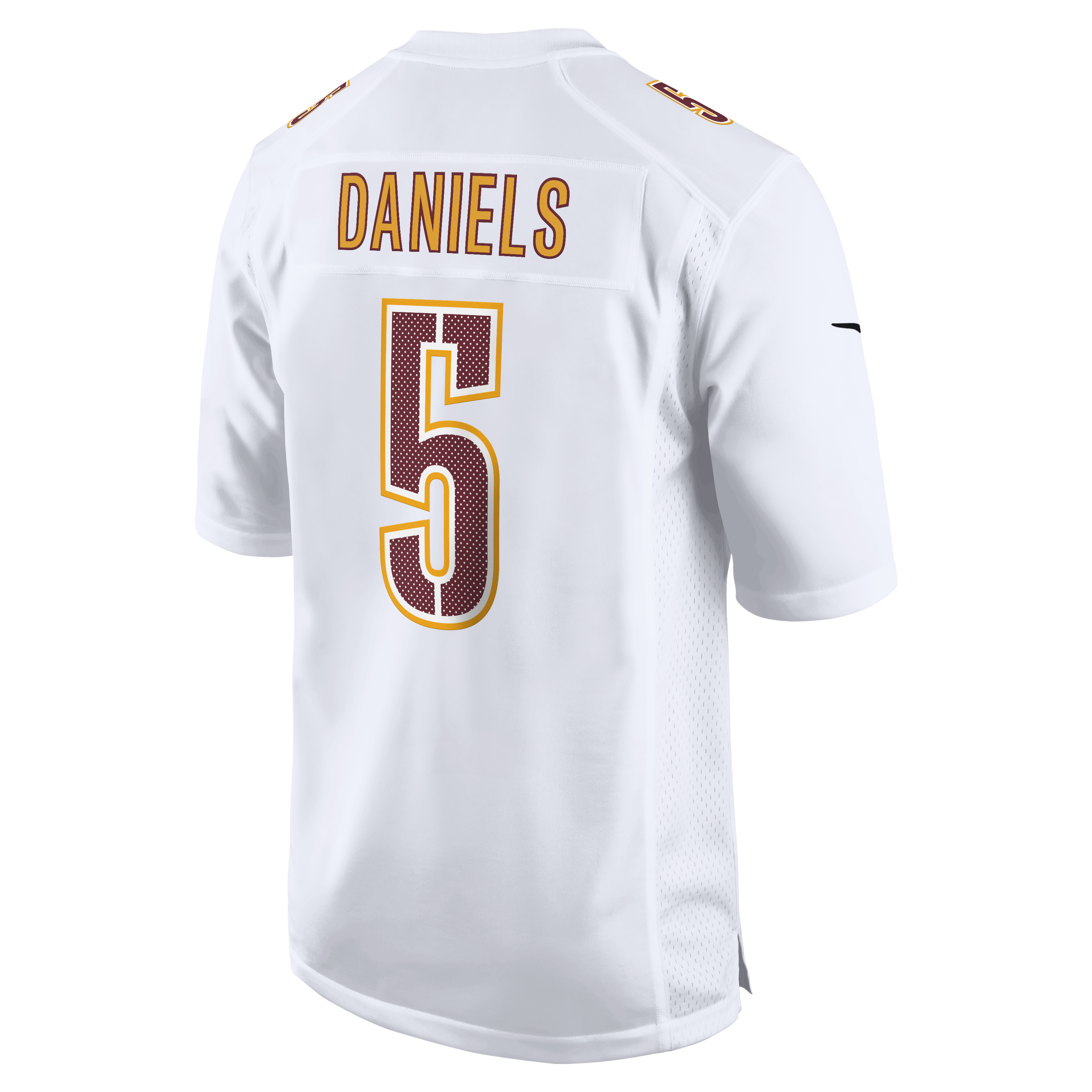 Washington Commanders Jayden Daniels Tundra White Fashion NFL Jersey Men's