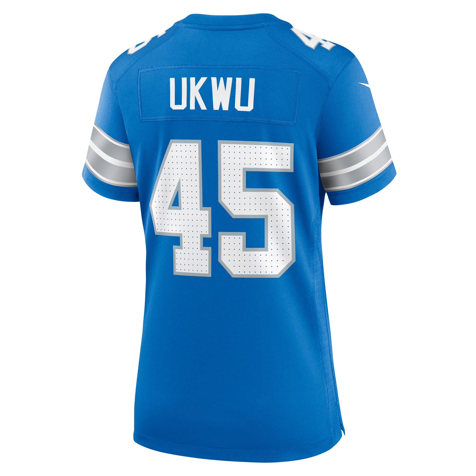 Detroit Lions Isaac Ukwu Blue Game NFL Jersey Women's