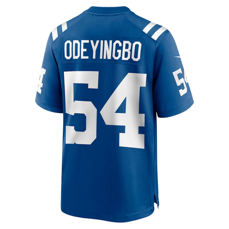 Dayo Odeyingbo 54 Indianapolis Colts Game Royal NFL Jersey Men's