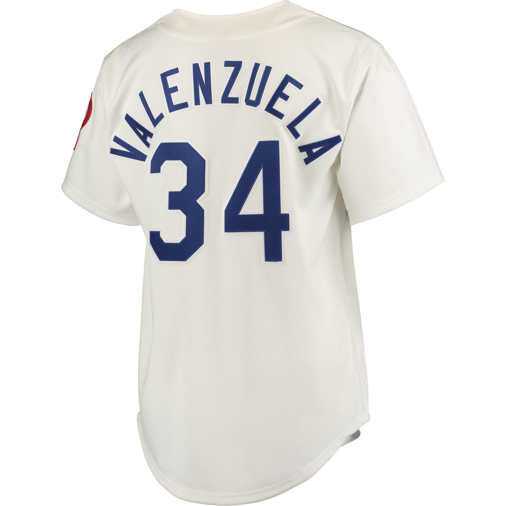 Los Angeles Dodgers Fernando Valenzuela Mitchell Ness Gray MLB Jersey Men's